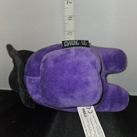 Toikido Among Us Halloween 8” Purple Plush ~ Witch Hat Costume Crew Member NWOT - Picture 4 of 4